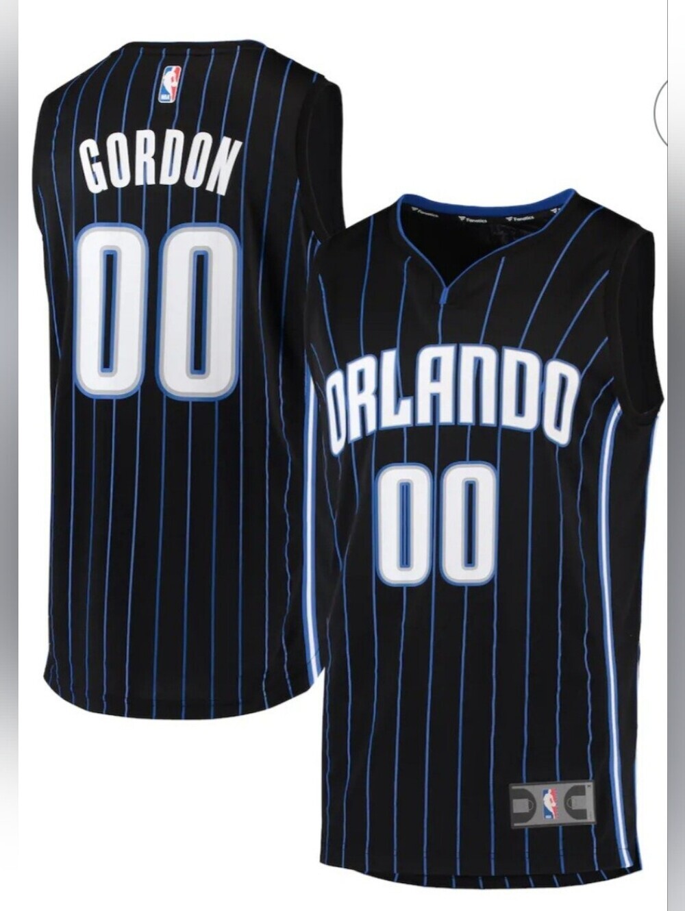 AARON GORDON ORLANDO MAGIC FANATICS 2019 FAST BREAK REPLICA JERSEY. SIZE 4XL.